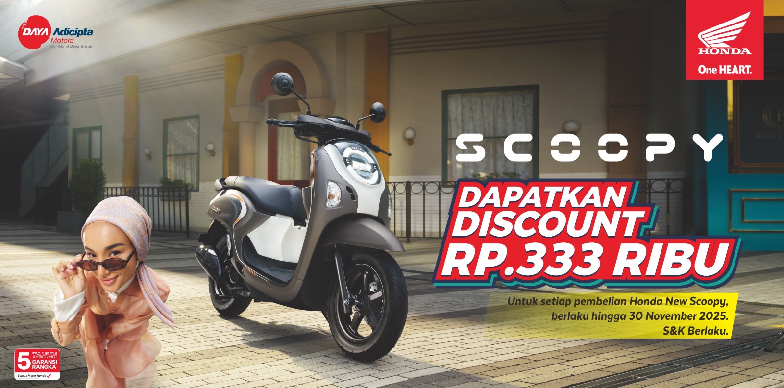 SCOOPY GAYA oktober Baner DA